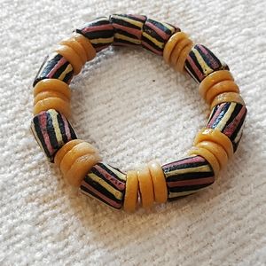 Traditional Glass / Trade Bead Bracelet